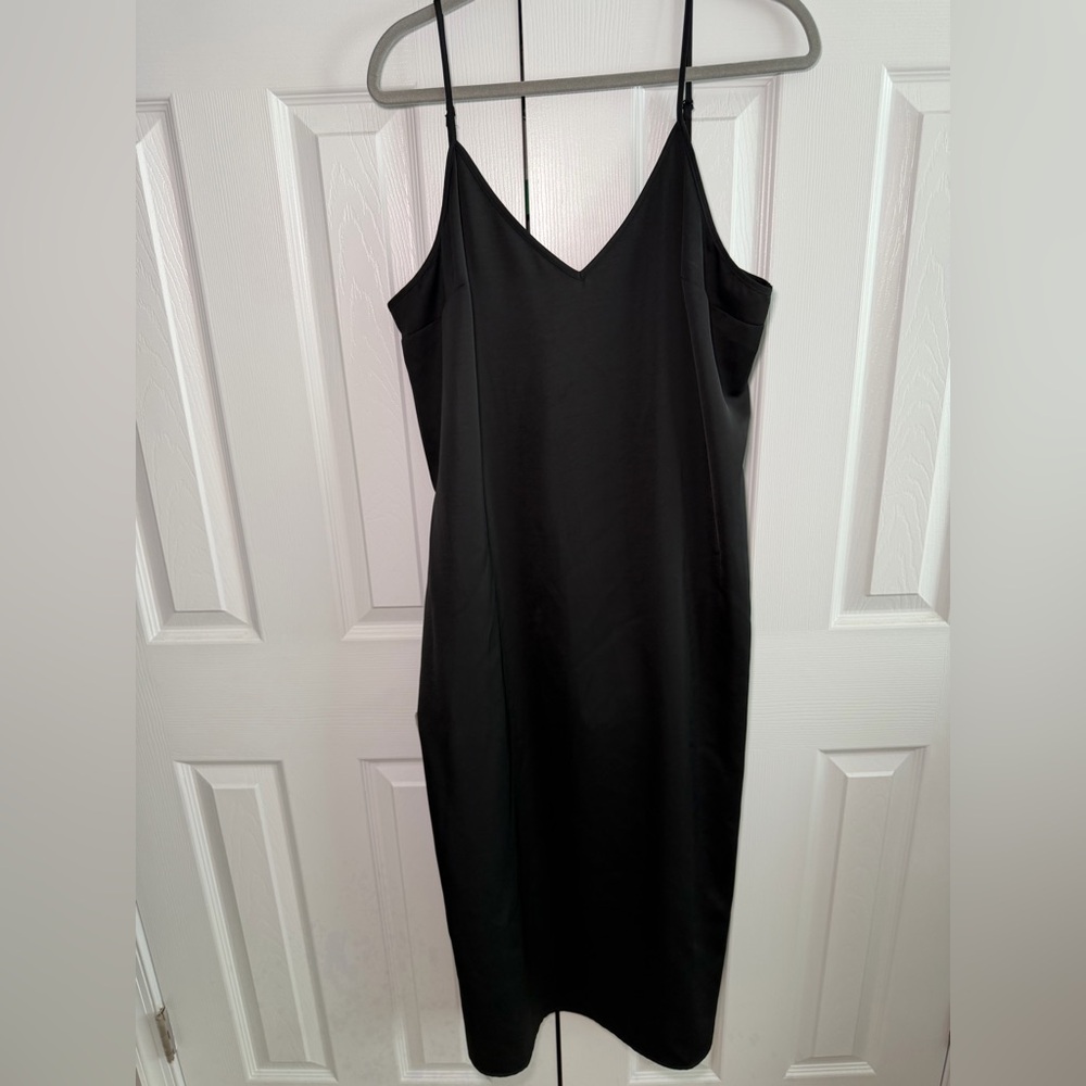 a new day Black V-Neck Slip Top